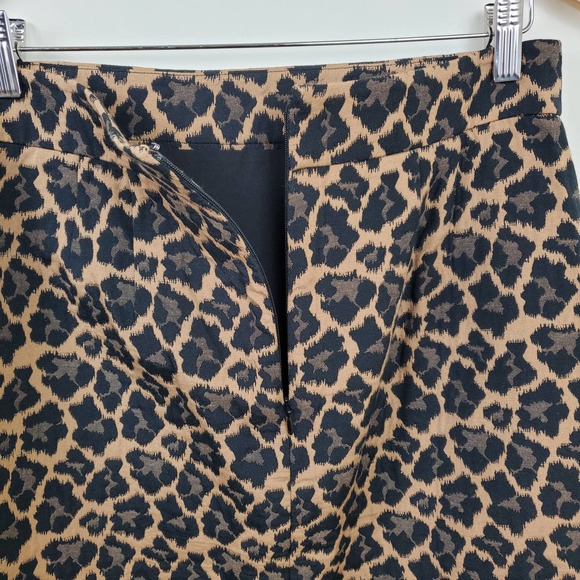 TALBOTS | LEOPARD ANIMAL PRINT TEXTURED CAREER PENCIL SKIRT WOMEN'S SIZE 6 - Picture 9 of 15